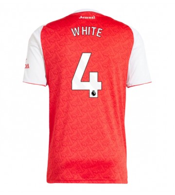 Arsenal Ben White #4 Primera Equipación 2025-26 Manga Corta